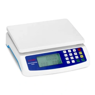 Bild av QWORK® Elektronisk köksvåg 30 kg, digital med LCD skärm, batterier ingår inte