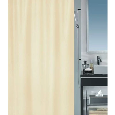 Bild av Spirella Primo vit textil polyester duschdraperi, 180 x cm,