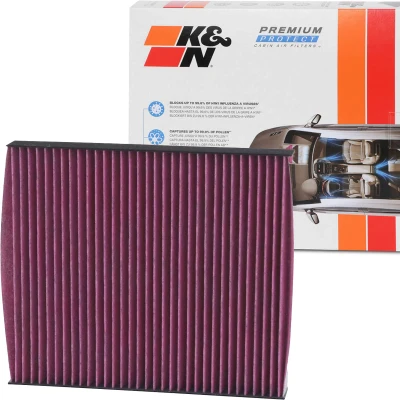 Bild av K&amp;N Filters DVF5002 Filtre d&#039;habitacle à charbon actif 248 32 carré(e) SEAT: IBIZA 4, 3, 5, VOLKSWAGEN: Polo V 3/5 portes
