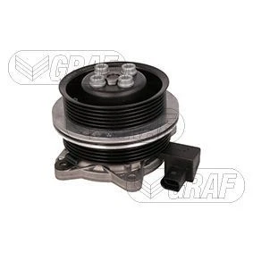 Bild av GRAF PA1379 Vattenpump med tätning elektromagnetiskt plast för flerspårsremsdrift VOLKSWAGEN: Tiguan I, Passat B7 Variant, B6 Variant