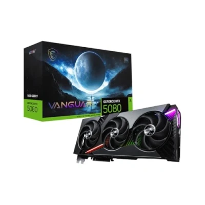 Bild av MSI GeForce RTX 5080 Vanguard SOC 16GB GDDR7 RAM Grafikkort