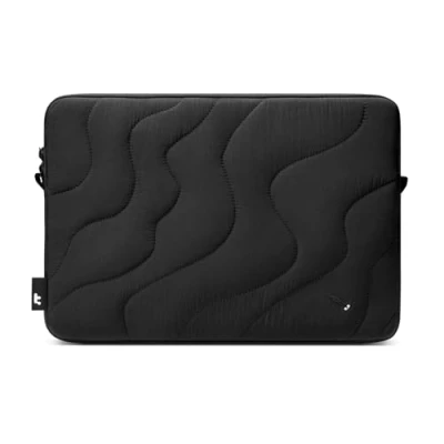 Bild av Tomtoc 360 Skyddande Puffy Laptopfodral för 15 tum MacBook Air M3/A3114 2024, M2/A2941 2023, Surface Laptop 5/4/3, quiltad söt pufferväska mjuk lätt stötsäker laptopväska, Dune Shade