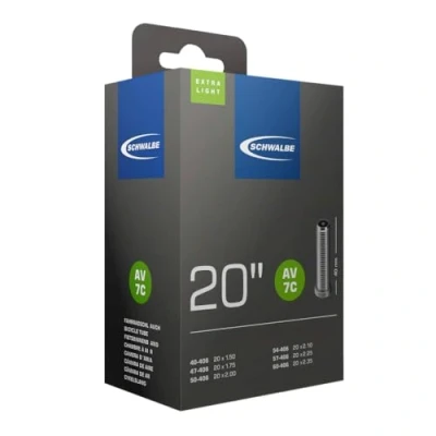 Bild av SCHWALBE SV7C EXTRA LIGHT 20&#039;&#039; x 1,6 2,4 (40 60x406) Presta (Removable core) 40 mm