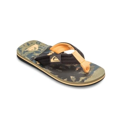 Bild av Quiksilver Molokai Layback Tåsandaler för barn, Storlek: 32, Grape leaf tropicamo Bomull