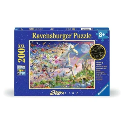 Bild av Ravensburger Jigsaw puzzle XXL Fantasy Unicorn Star Line 200 p