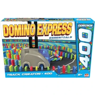 Bild av domino Express Track Creator 400 stenar, byggleksaker från 6 år, spel för barn med stenar