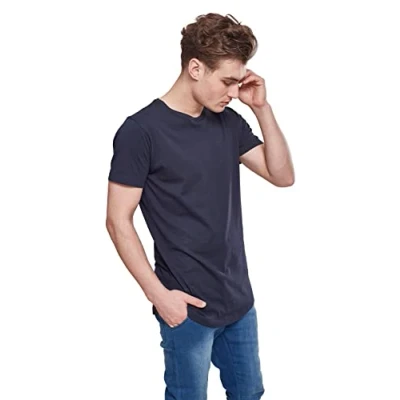 Bild av Urban Classics Shaped LONG DO NOT USE Tshirt bas, Storlek: XXL, Navy