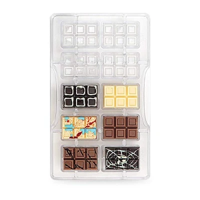 Bild av Decora 0050140 Mini Bar Chocolate Mould 42 X 28 9 H Mm 200 120 22
