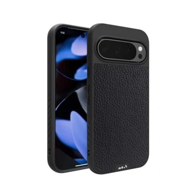Bild av Mous fodral för Google Pixel 9 Pro XL med MagSafe Limitless 5.0 Svart Läder Stötsäkert
