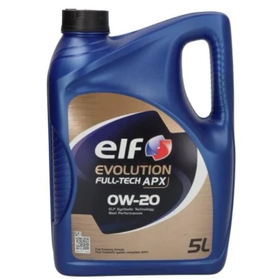 Bild av Elf Evolution Full Tech APX 0W 20 5I Huile moteur 2214238 ALFA ROMEO: Giulia Berline, Giulietta 5 portes, Stelvio, TOYOTA: Prius Plus, Auris portes