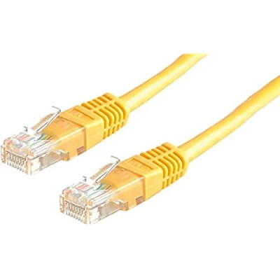 Bild av VALUE Patchkabel Kat.6 (klass E) UTP, gul, 1 m