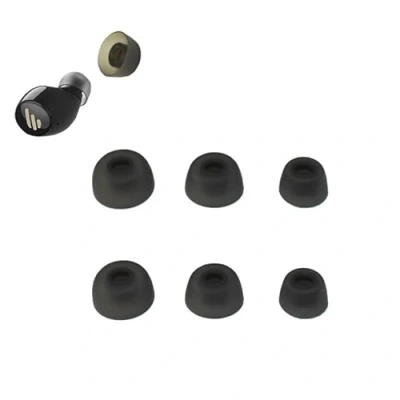 Bild av INF 3 par utbytesöronproppar för Jabra Elite 75t/ 65t/ Active/Sport Evolve, silikonöronproppar S/M/L, 1,38+1,23+1,02cm hörselkåpor