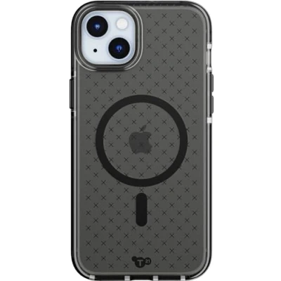 Bild av Tech21 Evo Check mobiltelefonfodral för iPhone 15 Plus kompatibel med MagSafe svart vetenskapligt beprövat fallhus: 4,9 m