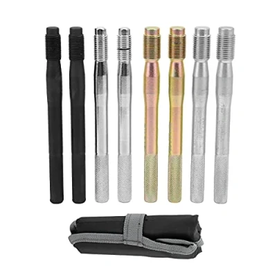Bild av Hjulbultjusteringsstift Set 8st Bilhjuljusteringsstift Stållegering Fixeringspositioneringsverktyg M14x1.5/1.25 M12x1.5/1.25 för De Flesta Bilar