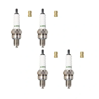 Bild av 4 Bitar TORCH A7RTC Screw Terminal Tändstift ersättande NGK 4549 CR7HSA Tändstift, för Denso 4008/U22FSR U 5383/IUF22, Bosch UR3AS Champion Z9Y Copper Plus 808, OEM