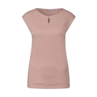 Bild av Street One MIT Cutout Tshirt bas, Storlek: 34, Rosa