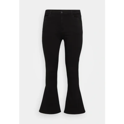 Bild av Noisy May Curve Nmsallie Flare Jeans bootcut, Storlek: 50x32, Black
