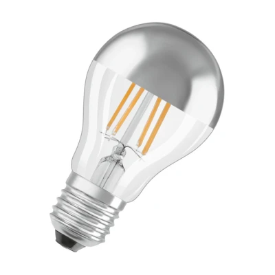 Bild av OSRAM LED lampa E27 6,5W mirror silver 2 700 K