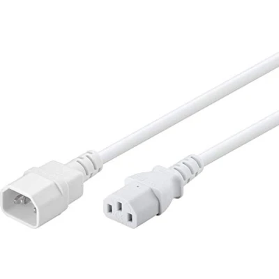 Bild av Pro Power cable C14 C13 Vit 0.5 m