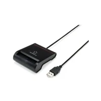 Bild av Renkforce RF SCR 100, inomhus, Svart, 1 m, Akrylnitrilbutadienstyren (ABS), USB 2.0, Windows 10,Windows 7,Windows 8,Windows Vista,Windows XP