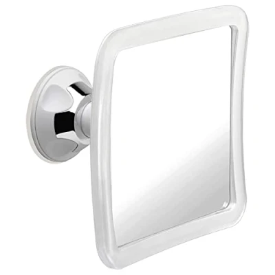 Bild av MIRRORVANA Dimfri dusch och rakspegel med uppgraderat sugfäste för badrum, anti dimma fri okrossbar yta 360 svängbar, 16 cm x (1 förstoring)
