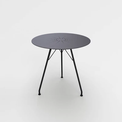 Bild av HOUE Circum Cafe Table Matbord Black/Black Ø74 x H74 cm