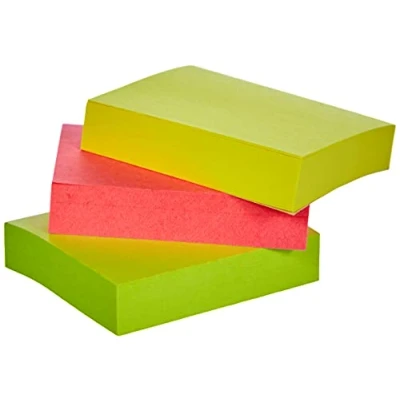 Bild av Post it 6812N Lappar, Grön, Rosa, Gul, 38 mm x 51 mm, 3 100 Ark