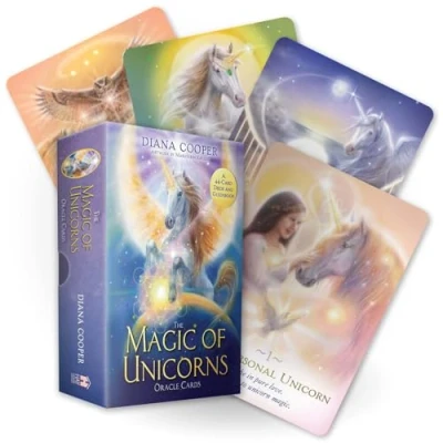 Bild av The Magic of Unicorns Oracle Cards: A 44 Card Deck and Guidebook