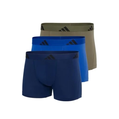 Bild av adidas Sportswear Trunk 3 PACK Underkläder, Storlek: Small, Khaki/blue/dark blue