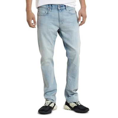 Bild av G STAR Mosa raka jeans för män, Blå (Sun Faded Mirage Blue D23692 d498 g316), 35W / 34L