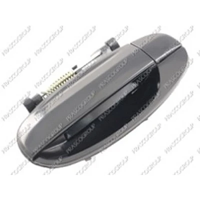 Bild av PRASCO DW3268108 Poignée De Porte extérieur, arrière gauche noir lisse DAEWOO: Kalos 5 portes, Berline