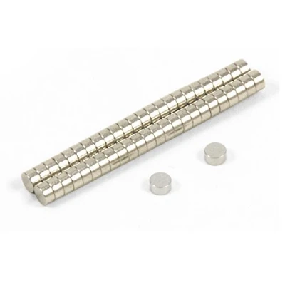 Bild av N35 Neodym magnet 3 mm diameter x 1,5 tjock 0,18 kg drag förpackning med 50