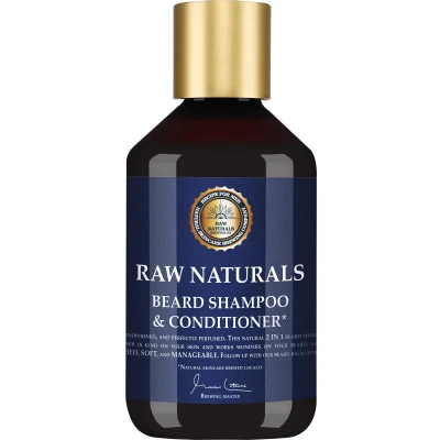 Bild av Raw Naturals by Recipe for Men Rustic Beard Shampoo &amp; Conditioner 250 ml