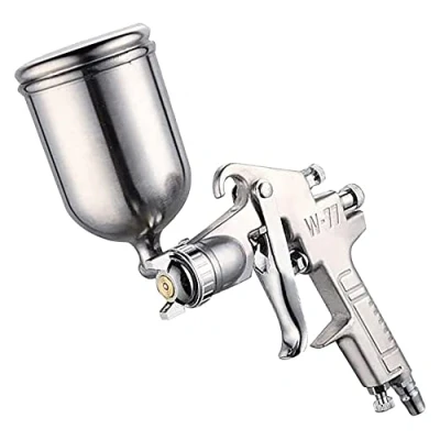 Bild av ANCLLO W 77 3.0mm munstycksluftsprutpistol HVLP Gravity Feed Auto Paint Repair Sprayer 400ml