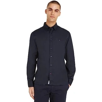 Bild av Tommy Hilfiger CORE FLEX Regular FIT Skjorta, Storlek: Small, Desert sky