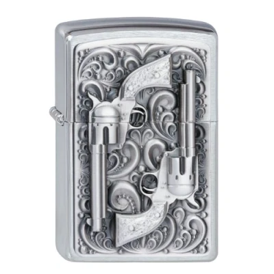 Bild av Zippo 2001654 Revolver emblem tändare, mässing
