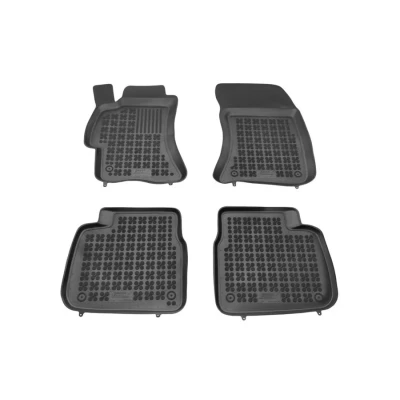 Bild av REZAW PLAST 202705 Ensemble de tapis sol Caoutchouc avant et arrière 4 noir Sur mesure