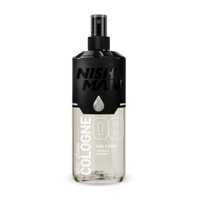 Bild av NISHMAN Aftershave Cologne 08 Sun Sense 400ml Uppfriskande Doft för den Moderna Mannen Perfekt Efter Rakning Långvarigt Skydd och Återfuktning