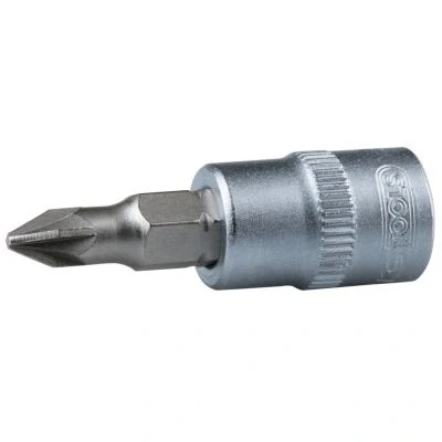 Bild av KS TOOLS 911.1401 Clé à douille DIN3120, ISO1174 PZ1 Acier chrome vanadium Pozidriv (PZ) moleté