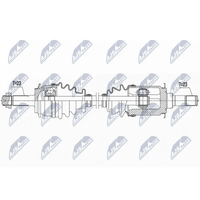 Bild av Drivaxel honda cr v Ii (rd_), Bakaxel höger, ii, 42311SCAE21