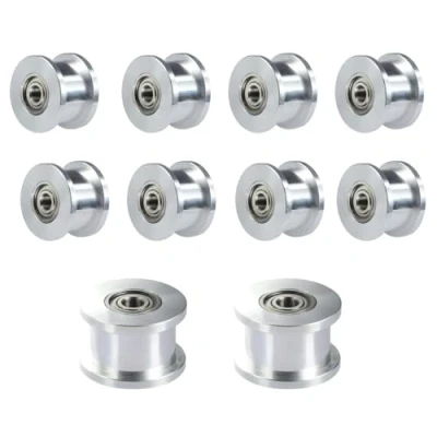 Bild av BZ 3D GT2 remskiva Idler Pulley 20 tandlös borrning 3 mm bredd 6 kuggremskiva bore för skrivare kuggrem bredd. (10 stycken)