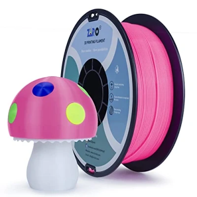 Bild av ZIRO PLA Filament 1.75mm, 3D Printer PRO Basic Color Series 1.75MM 1KG (2.2lbs), dimensionell noggrannhet +/ 0.03mm,Rosa