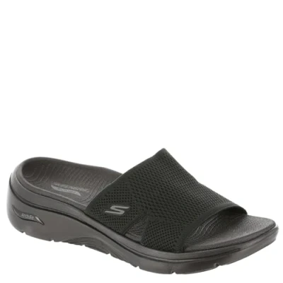 Bild av Skechers dam GO Walk Arch FIT 2.0 Sandal, Svart, 40 EU, EU
