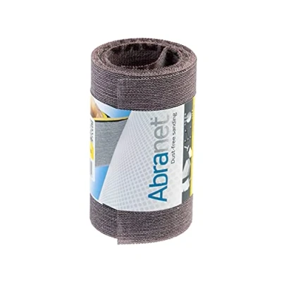 Bild av Mirka Abranet sliprulle med nät 115 mm x 2,5 m kardborreband/korn P80 / 1 rulle/för slipning av trä, spackel, lack, plast AE555F0180