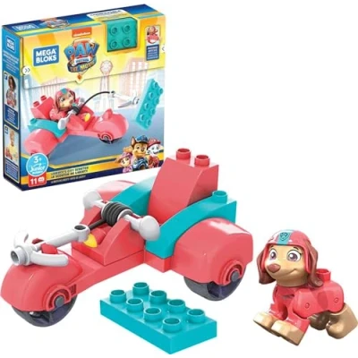 Bild av MEGA BLOKS PAW Patrol Liberty&#039;s City Scooter toy building set with 10 jr. bricks and 1 poseable Liberty figure, gift for boys girls, ages 3+​​