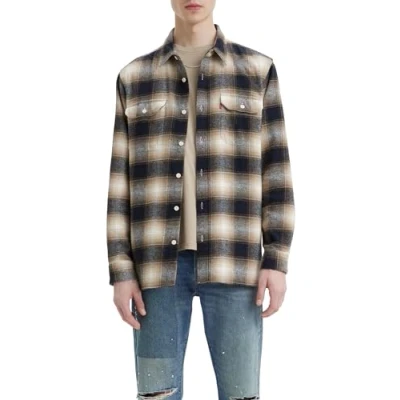 Bild av Levi&#039;s Jackson Worker Skjorta Herr, Warwick Plaid Egret, XS