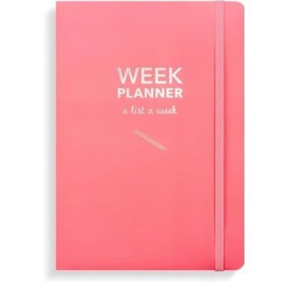 Bild av Burde Week Planner undated pink: Terminplaner Undatiert