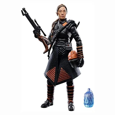 Bild av Hasbro Star Wars The Vintage Collection Fennec Shand leksak, 9,5 cm, Wars: Book of Boba Fett actionfigur, från 4 år och uppåt