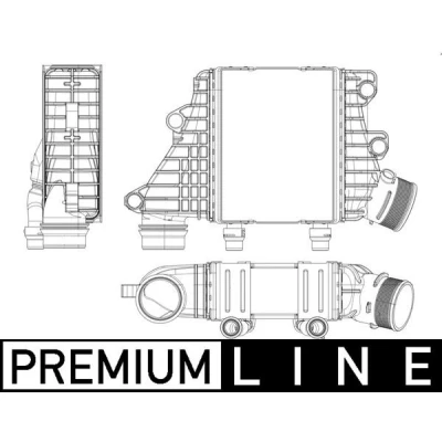 Bild av Laddluftkylare Mahle CI 412 000P