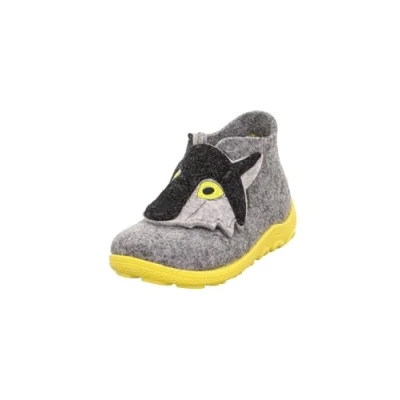 Bild av Superfit Happy OCTI Unisex Tofflor &amp; inneskor för barn, Storlek: 21, Grau/gelb Textil